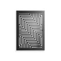 Rectangle In Rectangle - Wall Cabinet - Guido De Boer - Antracite - Clear glass