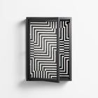 Rectangle In Rectangle - Wall Cabinet - Guido De Boer - Antracite - Clear glass