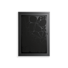 Black Flower - Wall Cabinet - Konrad Blaszczyk - Antracite - Overlay Glass