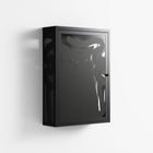 Black Cat - Wall Cabinet - Konrad Blaszczyk - Antracite - Overlay Glass
