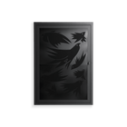 Black Birds - Wall Cabinet - Konrad Blaszczyk - Antracite - Overlay Glass