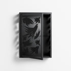 Black Birds - Wall Cabinet - Konrad Blaszczyk - Antracite - Overlay Glass