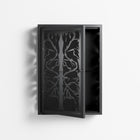 Black Potted Plant - Wall Cabinet - Konrad Blaszczyk - Antracite - Overlay Glass