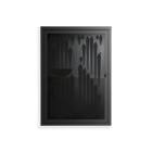 Black Fern - Wall Cabinet - Konrad Blaszczyk - Antracite - Overlay Glass