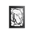 White Potted Plant - Wall Cabinet - Konrad Blaszczyk - Antracite - Overlay Glass
