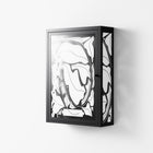 White Potted Plant - Wall Cabinet - Konrad Blaszczyk - Antracite - Overlay Glass