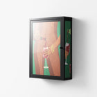 Wine And Me - Wall Cabinet - Raissa Oltmanns - Antracite - Overlay Glass