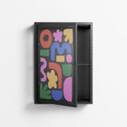 Fun Shapes - Wall Cabinet - Sandra Hutter - Antracite - Overlay Glass