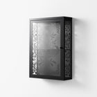 Barbed Bloom - Wall Cabinet - Daphna Sebbane - Antracite - Overlay Glass