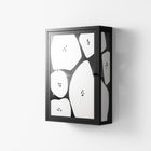 Stones - Wall Cabinet - Magdalena Marchocka - Antracite - Overlay Glass