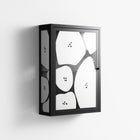 Stones - Wall Cabinet - Magdalena Marchocka - Antracite - Overlay Glass