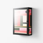 Harmonic - Wall Cabinet - Rikki Hewitt - Antracite - Overlay Glass
