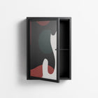 Plume - Wall Cabinet - Rikki Hewitt - Antracite - Overlay Glass