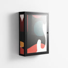 Plume - Wall Cabinet - Rikki Hewitt - Antracite - Overlay Glass