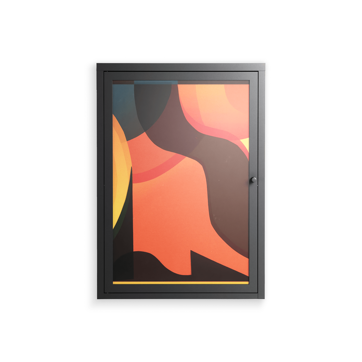 Swift - Wall Cabinet - Rikki Hewitt - Antracite - Overlay Glass