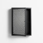 Rectangle In Rectangle - Wall Cabinet - Guido De Boer - Antracite - Overlay Glass