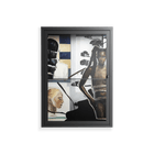 Dreaming With Open Eyes - Wall Cabinet - Sophie Goudman-Peachey - Antracite - Clear glass