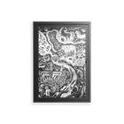 Flight Of Fancy 3 - Wall Cabinet - Diana Catchpole - Antracite - Clear glass