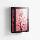 Covered in Flowers - Wall Cabinet - Raissa Oltmanns - Antracite - Overlay Glass