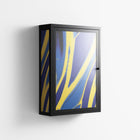 Blue Gale - Wall Cabinet - Oluwaseyi Samuel Adebayo - Antracite - Overlay Glass