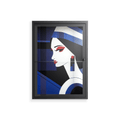 Beyond The Veil Of Consciousness - Wall Cabinet - Mathilda Kienast - Antracite - Clear glass