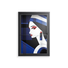 Beyond The Veil Of Consciousness - Wall Cabinet - Mathilda Kienast - Antracite - Clear glass