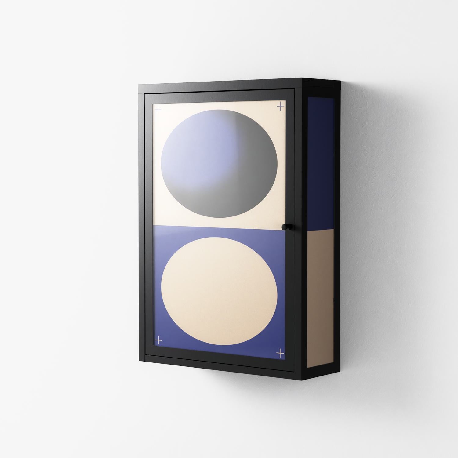 Entrance - Wall Cabinet - Oluwaseyi Samuel Adebayo - Antracite - Overlay Glass