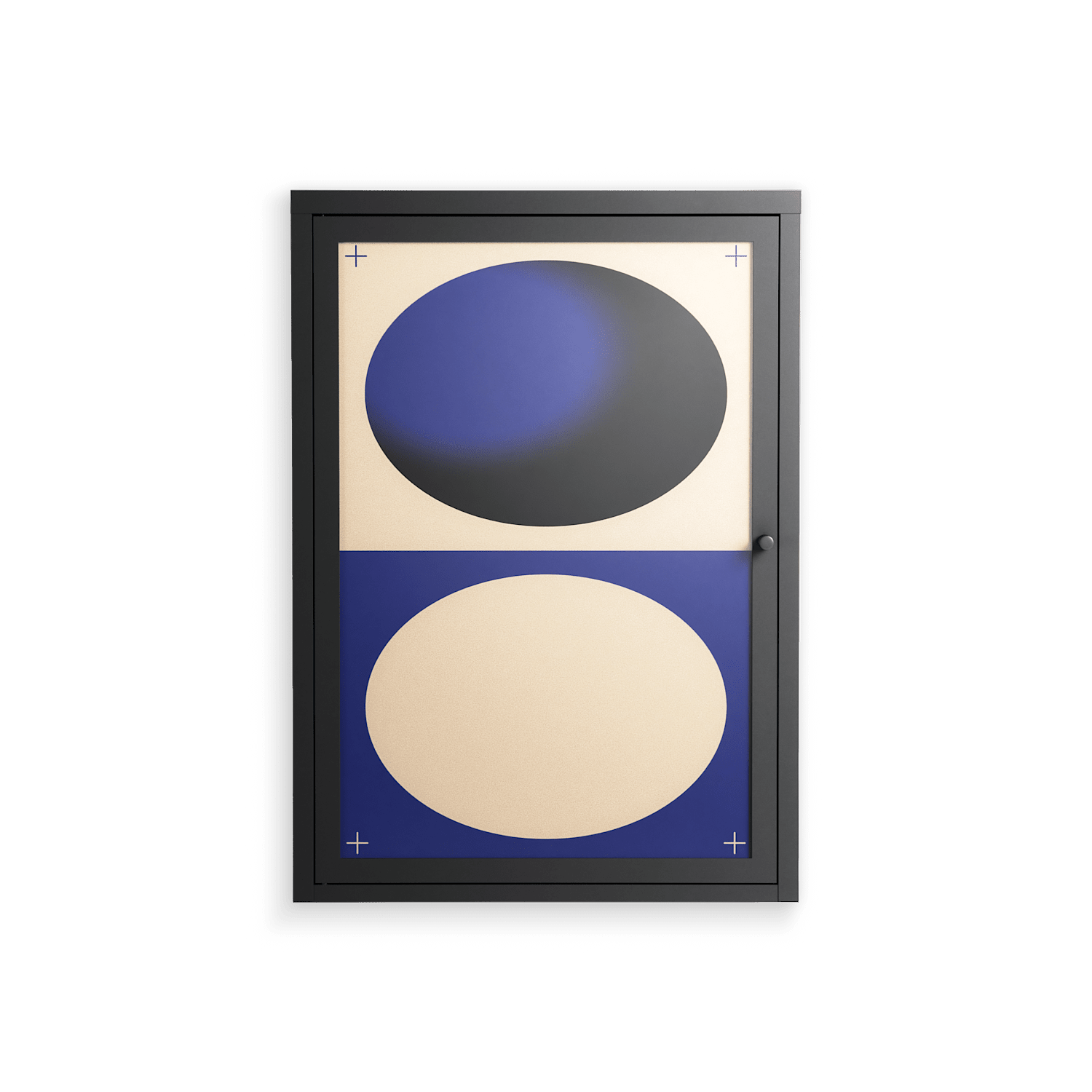 Entrance - Wall Cabinet - Oluwaseyi Samuel Adebayo - Antracite - Overlay Glass