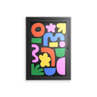Fun Shapes - Wall Cabinet - Sandra Hutter - Antracite - Overlay Glass