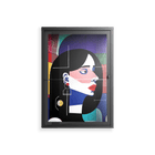 Chained To Perception - Wall Cabinet - Mathilda Kienast - Antracite - Clear glass
