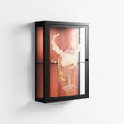 Drink And Cherries - Wall Cabinet - Raissa Oltmanns - Antracite - Overlay Glass