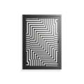 Rectangle In Rectangle - Wall Cabinet - Guido De Boer - Antracite - Overlay Glass