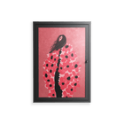 Covered in Flowers - Wall Cabinet - Raissa Oltmanns - Antracite - Overlay Glass