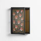 Blooming Folk Garden - Wall Cabinet - Sandra Hutter - Antracite - Overlay Glass