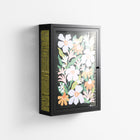 Floral Delight - Wall Cabinet - Sandra Hutter - Antracite - Overlay Glass