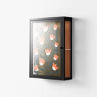 Blooming Folk Garden - Wall Cabinet - Sandra Hutter - Antracite - Overlay Glass
