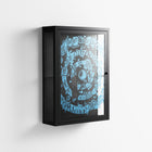 The Circles Of My Mind - Wall Cabinet - Craig Watkins - Antracite - Overlay Glass