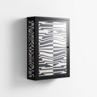Wave Lens - Wall Cabinet - Oluwaseyi Samuel Adebayo - Antracite - Overlay Glass