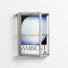Ambient - Wall Cabinet - Alexander Khabbazi - Pebble - Clear glass