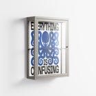Everything is Confusing - Wall Cabinet - Alexander Khabbazi - Pebble - Clear glass