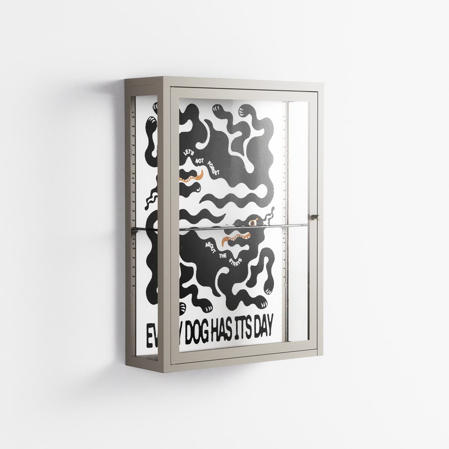 Every Dog - Wall Cabinet - Alexander Khabbazi - Pebble - Clear glass