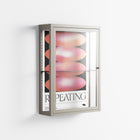 Repeating - Wall Cabinet - Alexander Khabbazi - Pebble - Clear glass