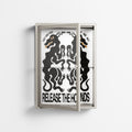 Hounds  - Wall Cabinet - Alexander Khabbazi - Pebble - Clear glass