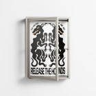 Hounds  - Wall Cabinet - Alexander Khabbazi - Pebble - Clear glass