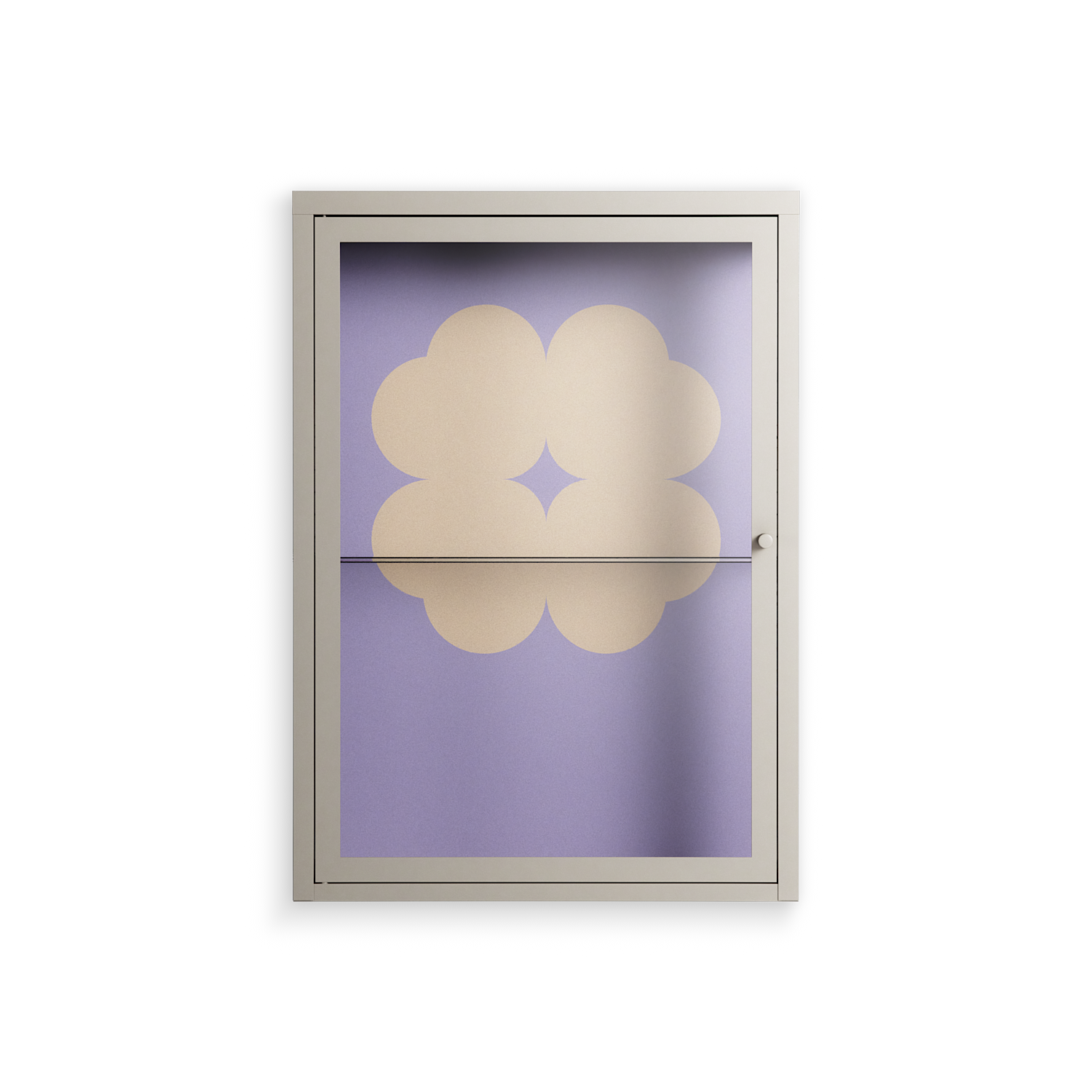 Amara - Wall Cabinet - Linus Lohoff - Pebble - Clear glass