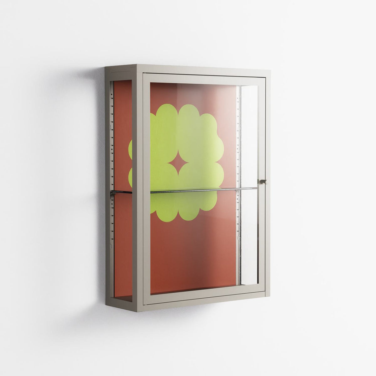 Fernis - Wall Cabinet - Linus Lohoff - Pebble - Clear glass