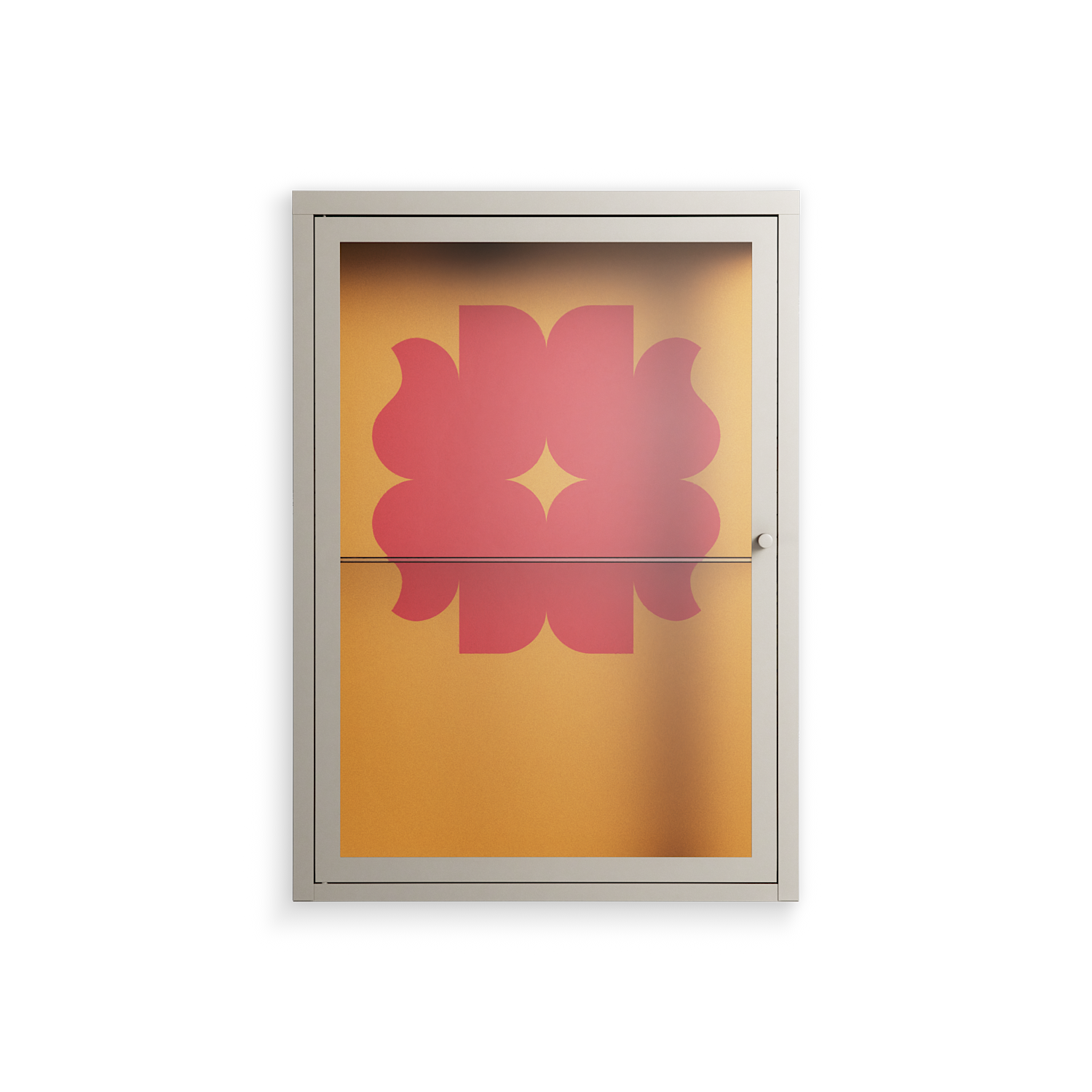 Phonix - Wall Cabinet - Linus Lohoff - Pebble - Clear glass