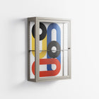 Arial - Wall Cabinet - Vratislav Pecka - Pebble - Clear glass