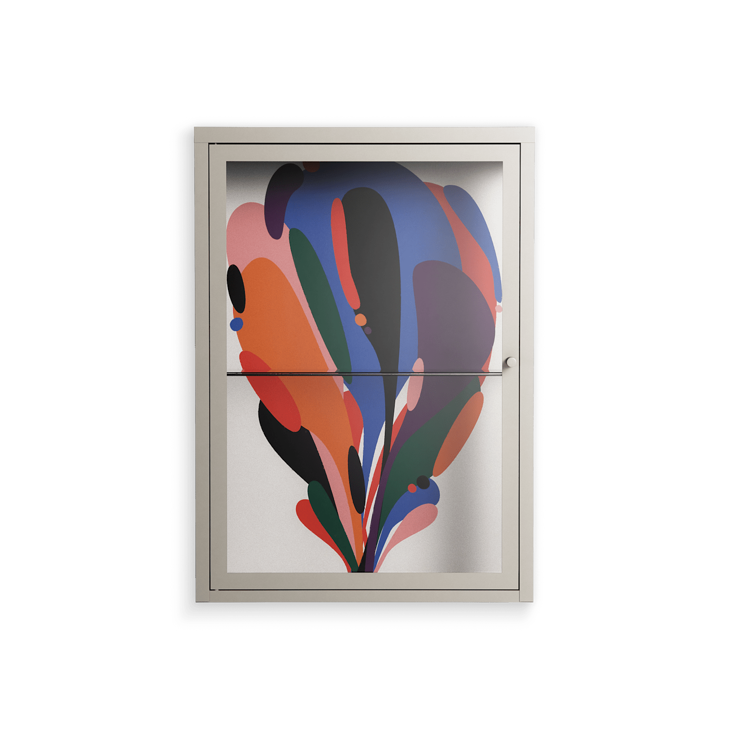 Balloons - Wall Cabinet - Vratislav Pecka - Pebble - Clear glass