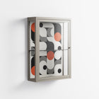 Conserto - Wall Cabinet - Vratislav Pecka - Pebble - Clear glass